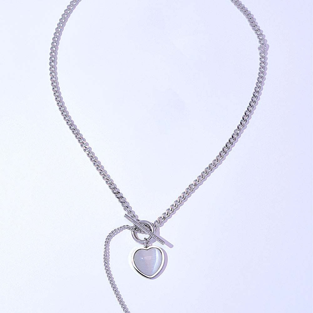 Titanium Steel Heart Necklace