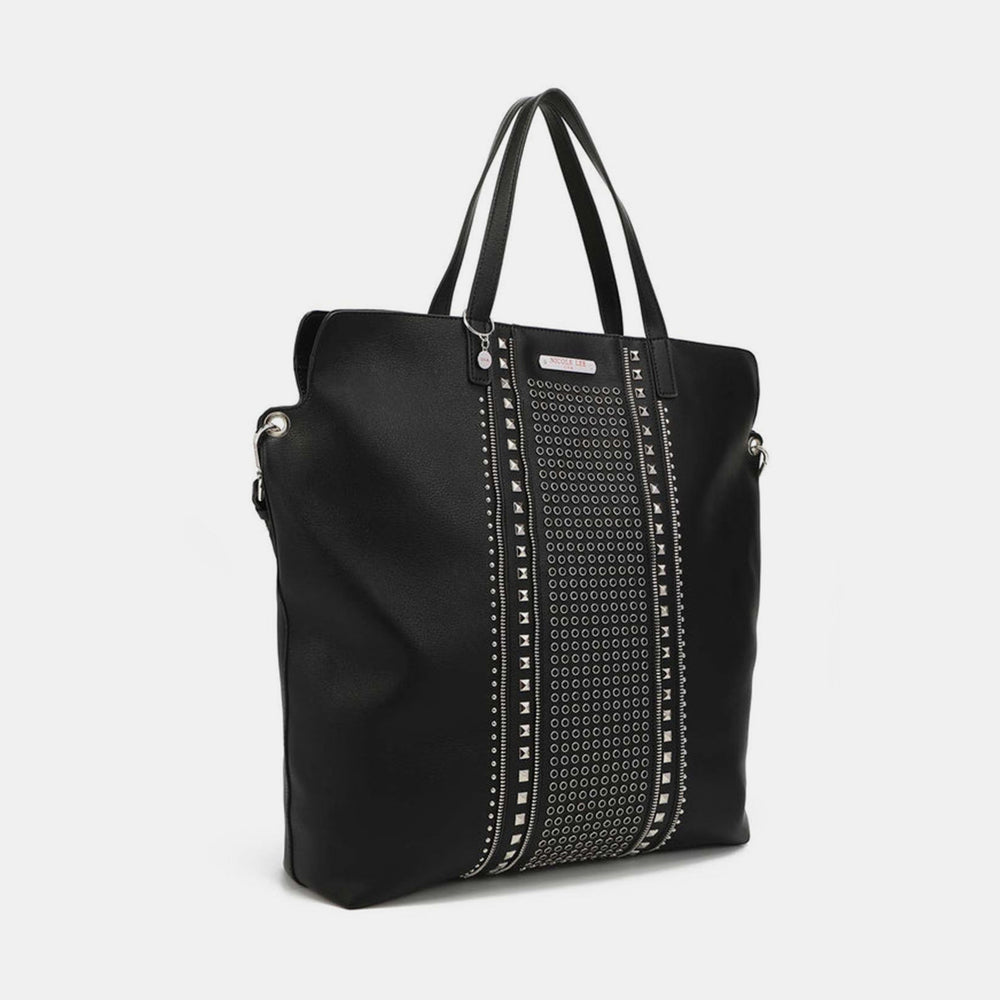 
                      
                        Nicole Lee USA Studded Large Tote Bag
                      
                    