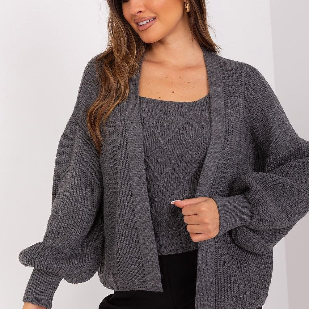 Badu Twinset Buff Long Sleeve Cardigan