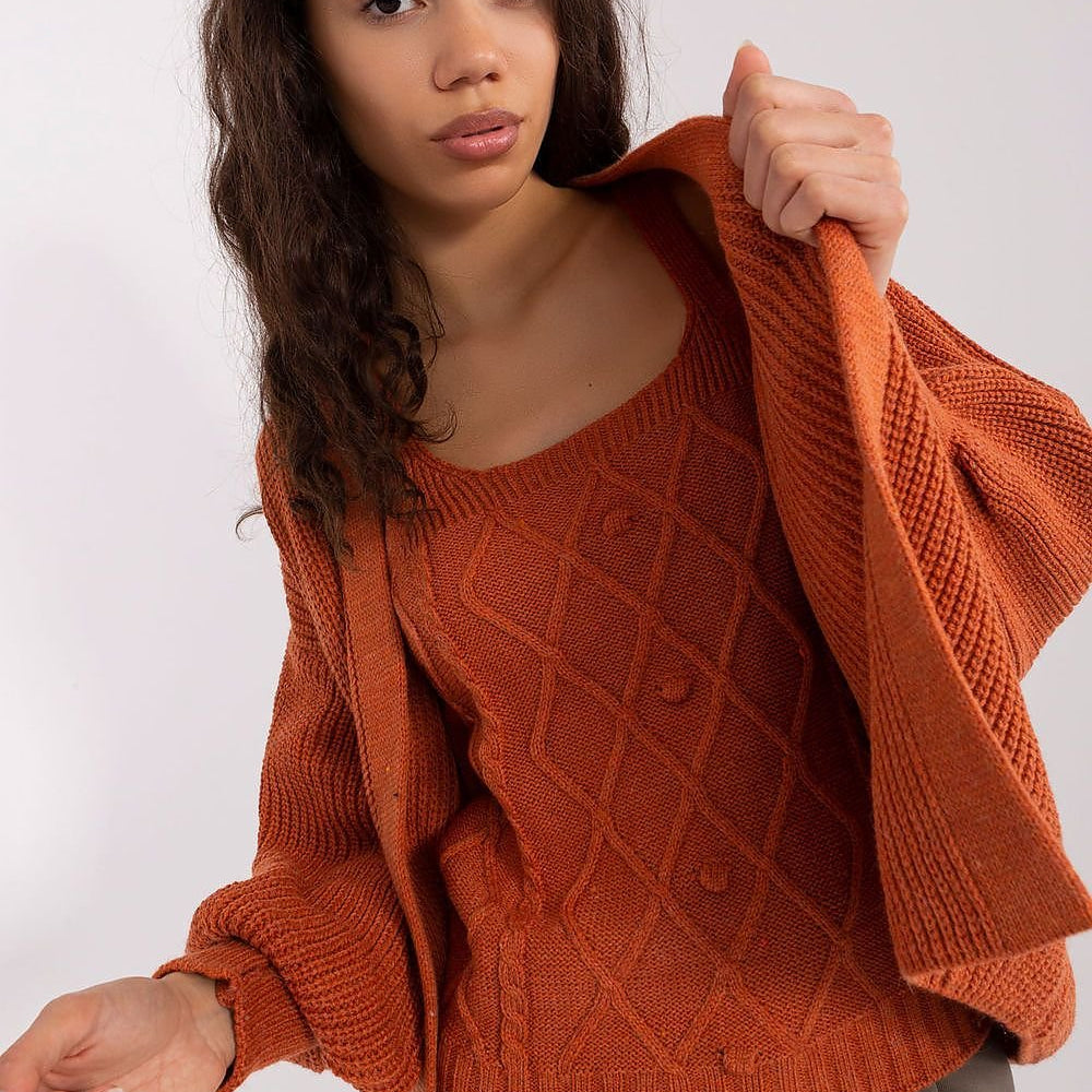 
                      
                        Badu Twinset Buff Long Sleeve Cardigan
                      
                    