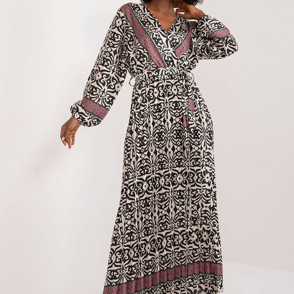 Maxi Dress With Colorful Print