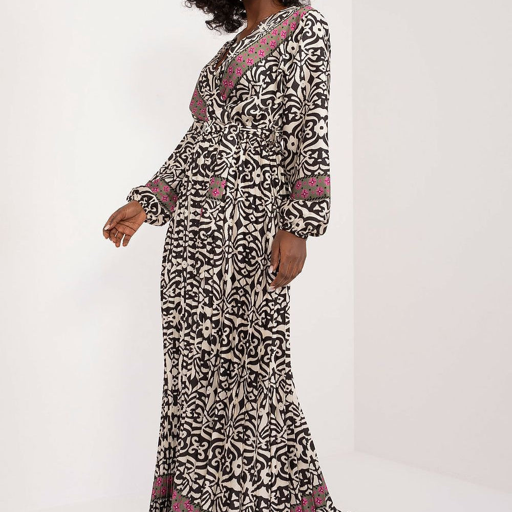 Maxi Dress With Colorful Print