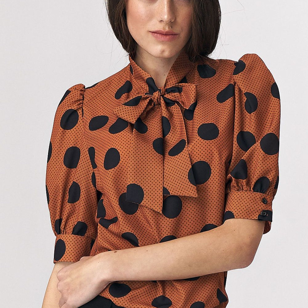 Viscose Bound Neckline Blouse