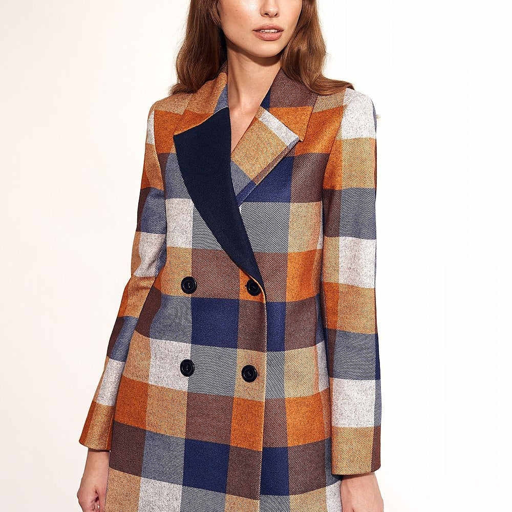 Autumn Check Coat