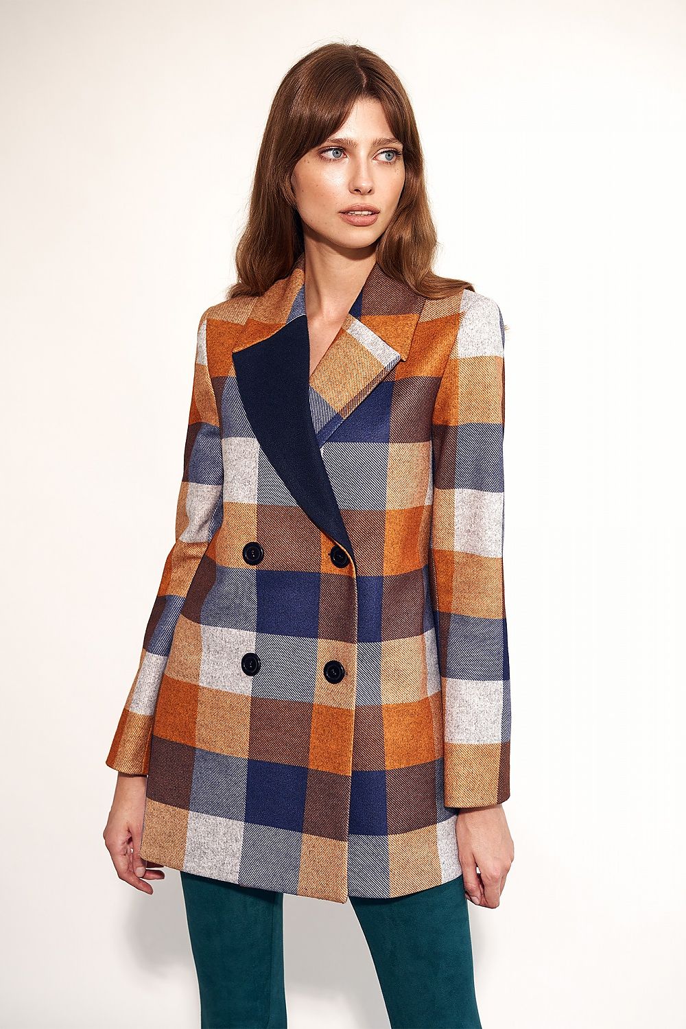 Autumn Check Coat