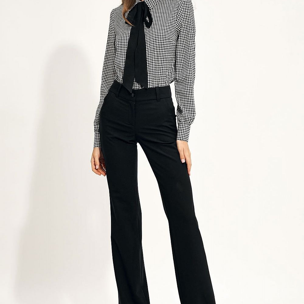 Flare Leg Trousers