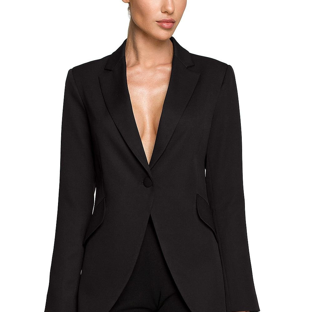 
                      
                        Classic Slant Pocket Blazer
                      
                    