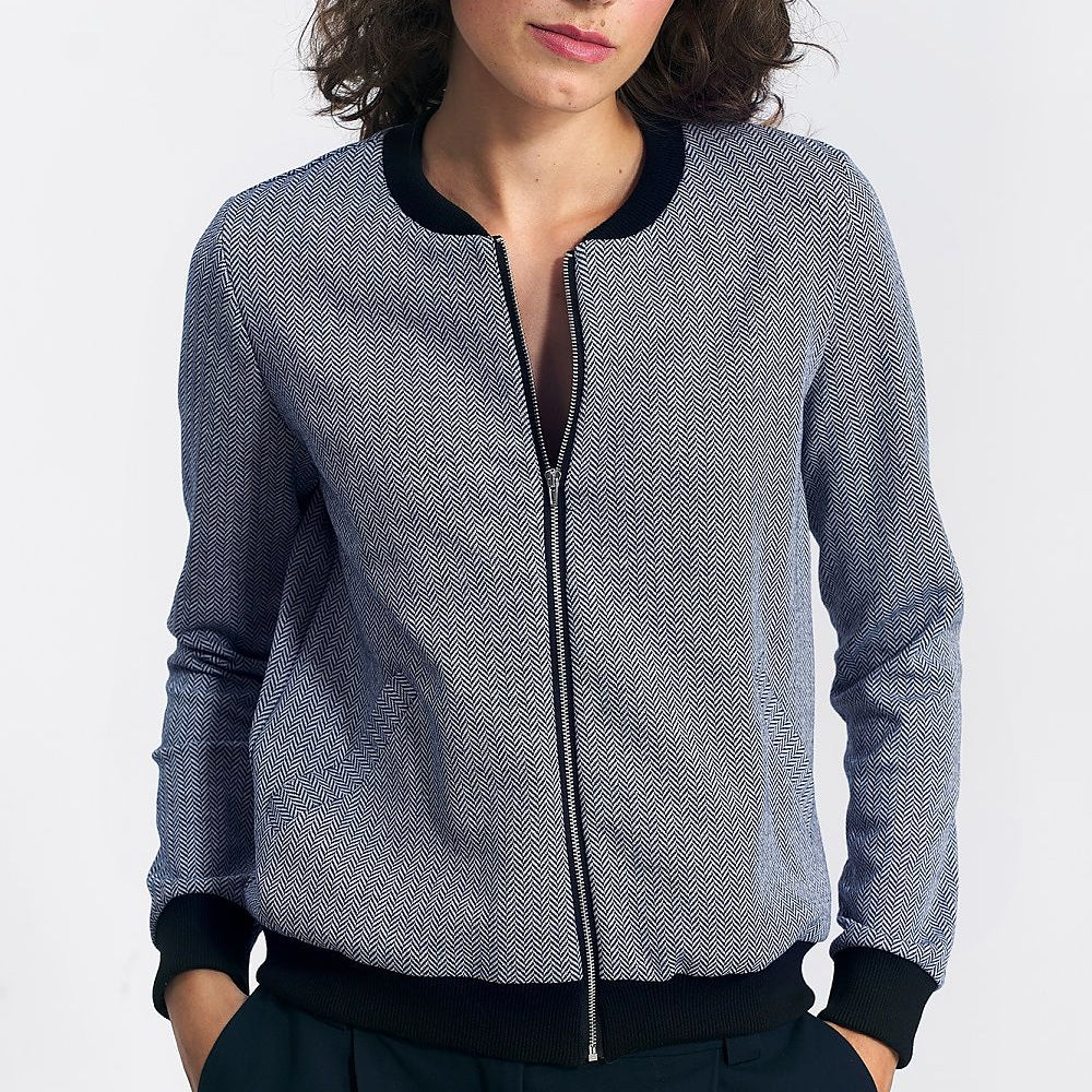 
                      
                        Casual Sweatshirt Bomber Jacket
                      
                    